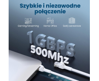 ExtraLink Kat.6A U/FTP 5m 1Gbps Patchcord LAN miedź skrętka kątowy - 1543820 - zdjęcie 12